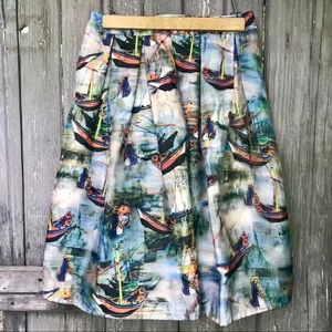 3D Skirt Boating Motif 28” Small